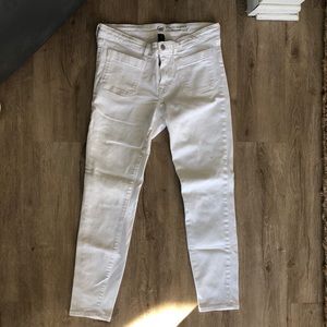 Gap white denim leggings size 6
